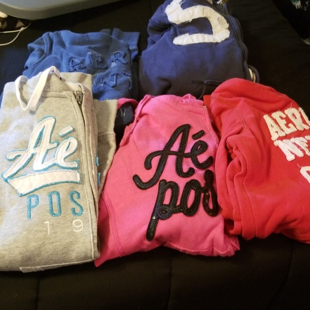 Lot of Aero hoodies